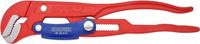 Knipex Pijptang S-vormig met snelle instelling rood poedergecoat 330 mm - 8360010 - thumbnail
