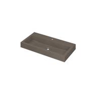 INK Momento Wastafel Quartz met 1 Kraangat - 900x450x90 mm - Quartz Beton - thumbnail