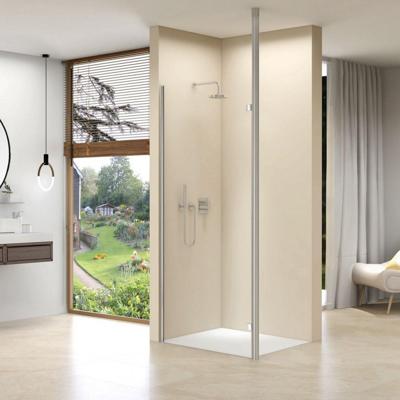 Inloopdouche Van Rijn ST01 Met RVS Staander 50 mm 94x200 cm Helder Glas 8 mm van Rijn Inloopdouche Van Rijn ST01 Met RVS Staander 50 mm 94x200 cm Helder Glas 8 mm van Rijn