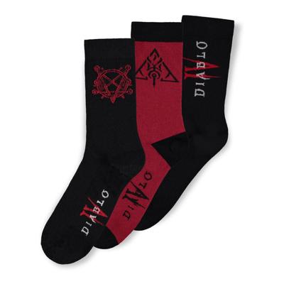 Diablo IV - Hell Crew Socks (3Pack)