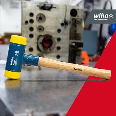 Wiha terugslagloze hamer 800 met hickorysteel 60mm 02098
