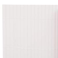 VidaXL Tuinafscheiding dubbelzijdig 90x400 cm wit - thumbnail
