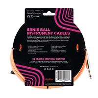 Ernie Ball 6084 Braided Instrument Cable, 5.5 meter, Neon Orange - thumbnail