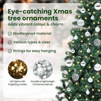 VidaXL Kunstmatig voorverlicht kerstboom groen 150 cm pvc en metaal - thumbnail