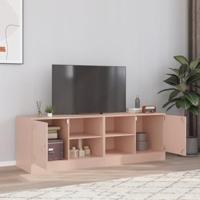 Tv-meubelen 2 st 67x39x44 cm staal roze - thumbnail