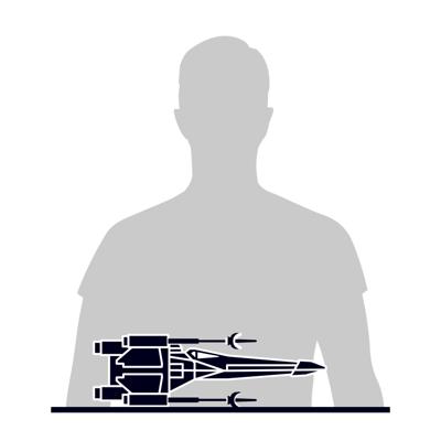 Star Wars - X-WING FIGHTER - 4D-model om te bouwen - 28 cm
