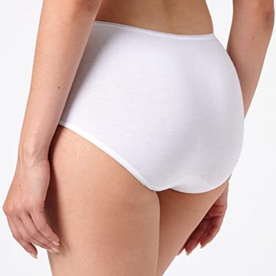 Dames 24/7 midi heup slip - Natural katoen - 48 - Wit | Dames slip - Onderbroek - Ondergoed - 48 - Onderbroek - Ondergoed - 48 - Onderbroek - -