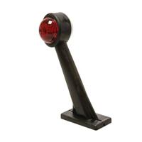 Benson Breedtelamp Rubber Schuine Positie Lamp 45 Graden Rood - Wit - thumbnail