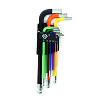 C.K Inbussleutelset Sleutelbreedte (metrisch): 1.5 mm, 2 mm, 2.5 mm, 3 mm, 4 mm, 5 mm, 6 mm, 8 mm, 10 mm - thumbnail