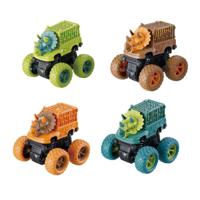 Lobbes Dino auto met dino in een kooi - thumbnail