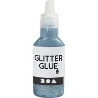 Creativ Company Glitterlijm, lichtblauw, 25 ml/ 1 fles - thumbnail
