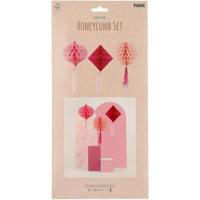Honeycomb Set Perfect Pink 3-Delig - thumbnail