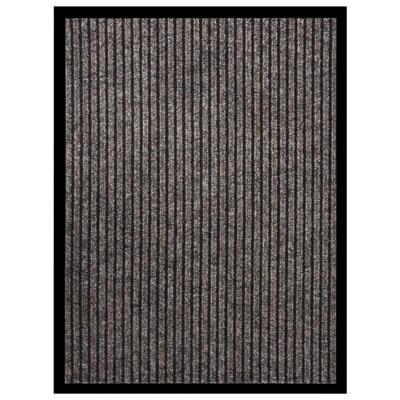 VidaXL Deurmat 60x80 cm gestreept beige VidaXL Deurmat 60x80 cm gestreept beige