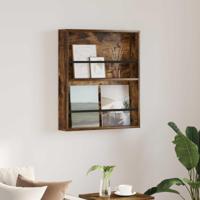 Tijdschrift Rek Gerookt eiken 60 x 12 x 70 cm Bewerkt hout - thumbnail