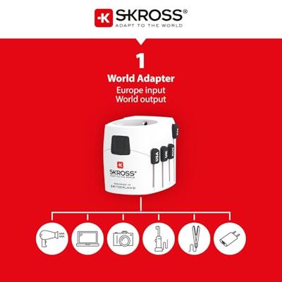 Skross SKR1103145 Reisadapter World Pro Geaard - thumbnail