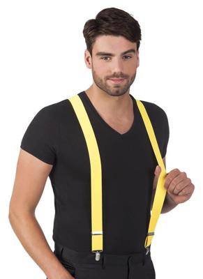 Bretels neon geel