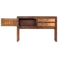 Dressoir 118x30x75 cm massief mangohout - thumbnail