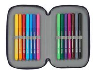 Dubbele etui RFEF M854 Rood 12.5 x 19.5 x 4 cm (28 Onderdelen) - thumbnail