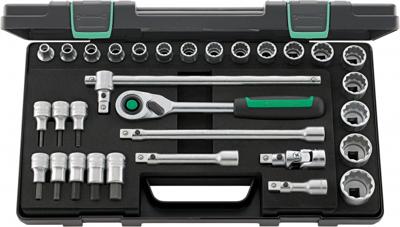 Stahlwille 50/54/25/6QR KN 96031440 Dopsleutelset 1/2 (12.5 mm)