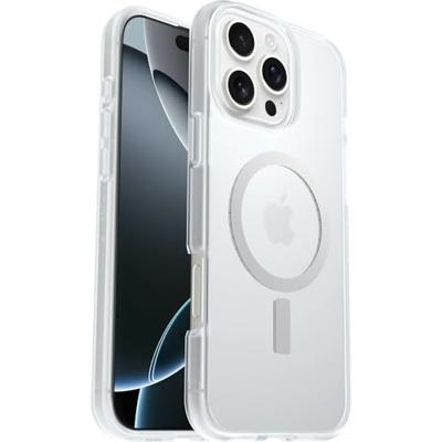 Otterbox React MagSafe Case Apple iPhone 16 Pro Max Transparant Stootbestendig, Inductieve lading, MagSafe compatible Otterbox React MagSafe Case Apple iPhone 16 Pro Max Transparant Stootbestendig, Inductieve lading, MagSafe compatible