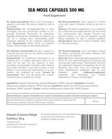 Cupplement Sea Moss Organic Supplements 60Capsules - thumbnail