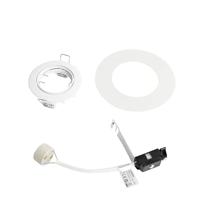 QAZQA Ronde inbouwspot wit kantelbaar met opvulring - Edu - thumbnail