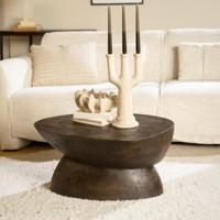 By-Boo Salontafel 'Cobble' Mangohout, 75 x 59cm, kleur Bruin - thumbnail