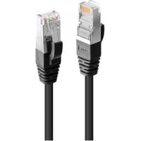 LINDY 45600 RJ45 Netwerkkabel, patchkabel CAT 6 SF/UTP 0.30 m Zwart 1 stuk(s) - thumbnail