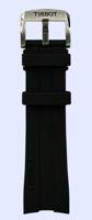 Horlogeband Tissot T0554271705700A / T603034055 Rubber Zwart 23mm - thumbnail