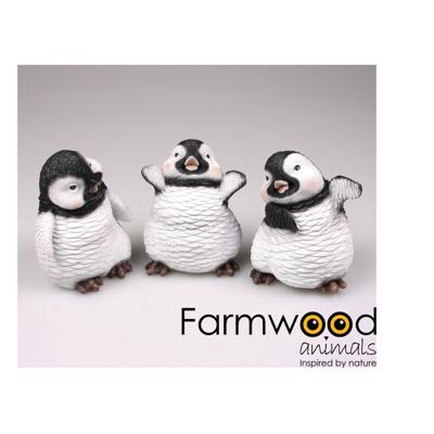 Farmwood Animals Beeld pinguin 13x22x20cm Farmwood Animals Beeld pinguin 13x22x20cm
