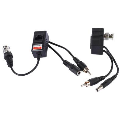 2 stuks HD 213B-C coaxiale CVI/TVI/AHD video audio Power balun transceiver