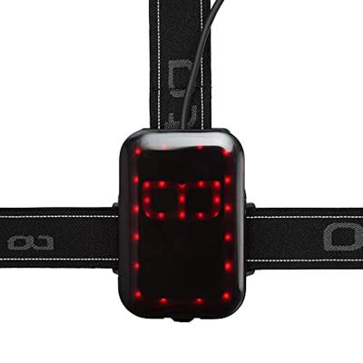 Outwet Gato ultra chest light usb adjustable black one size