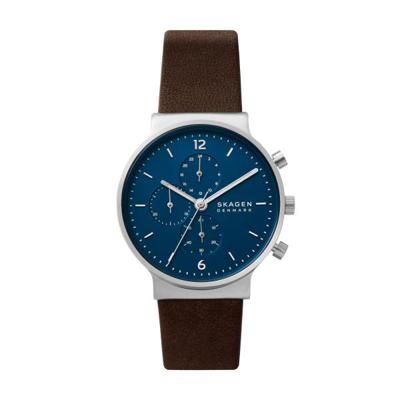 Horlogeband Skagen SKW6765 Leder Bruin 20mm