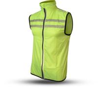 Outwet Gato windbreaker mesh vest usb led neongeel maat xs - thumbnail