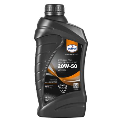 Eurol harley davidson sae 20w50 1-liter api sg/cd