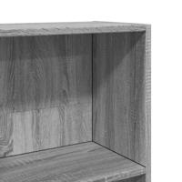 Boekenkast 60x24x176 cm bewerkt hout grijs sonoma eikenkleurig - thumbnail