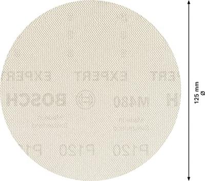 Bosch Accessoires EXPERT M480 Schuurnet 225 mm, K 120, 5-delig - 2608901637 Bosch Accessoires EXPERT M480 Schuurnet 225 mm, K 120, 5-delig - 2608901637