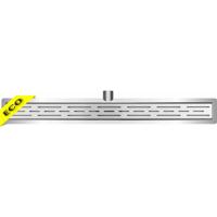 Sub Eco douchegoot met flens 80 cm, RVS - thumbnail