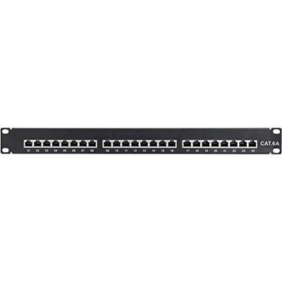 Renkforce 24 poorten Netwerkpatchpaneel 483 mm (19) CAT 6A 1 HE Ingericht Renkforce 24 poorten Netwerkpatchpaneel 483 mm (19) CAT 6A 1 HE Ingericht