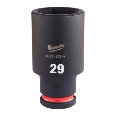 Milwaukee Accessoires SHOCKWAVE Krachtdop 1/2" lang 29 mm | 1 stuk - 4932480347
