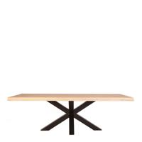 Eleonora Eettafel Jasmijn Boomstam Eiken - Naturel, 240 x 100cm - thumbnail