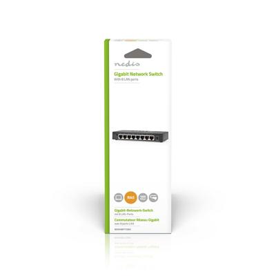 Nedis Netwerk-Switch 8 poorten 1 Gbps