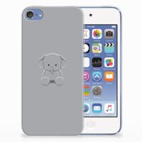 Apple iPod Touch 5 | 6 Telefoonhoesje met Naam Grijs Baby Olifant - thumbnail