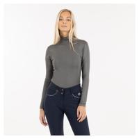 Anky Mockneck Shirt Glitter donkergrijs maat:s - thumbnail