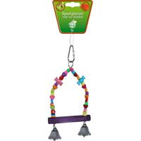 Schommel+kralen+2xbel 19cm - thumbnail