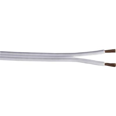 Hama 86605 Luidsprekerkabel 2 x 1.5 mm² Wit per meter