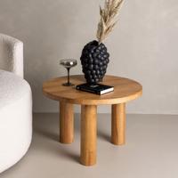 Nohr Ronde Salontafel 'Meghen' Rubberhout, 60cm - thumbnail