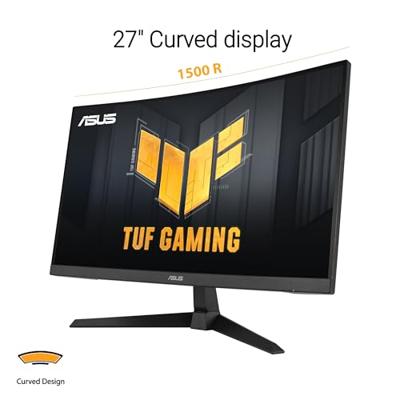 ASUS TUF Gaming VG27VQ3B computer monitor 68,6 cm (27") 1920 x 1080 Pixels Full HD LCD Zwart
