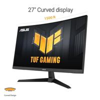 ASUS TUF Gaming VG27VQ3B computer monitor 68,6 cm (27") 1920 x 1080 Pixels Full HD LCD Zwart - thumbnail