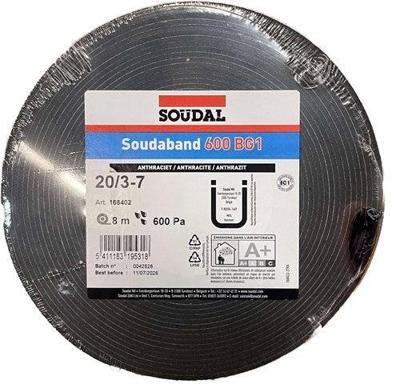 Soudal 168402 soudaband 600 bg1 20/3-7 anthr.1m(8m) - 168402